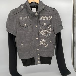 Dereon Size M Waist Length Moto Style Jack…